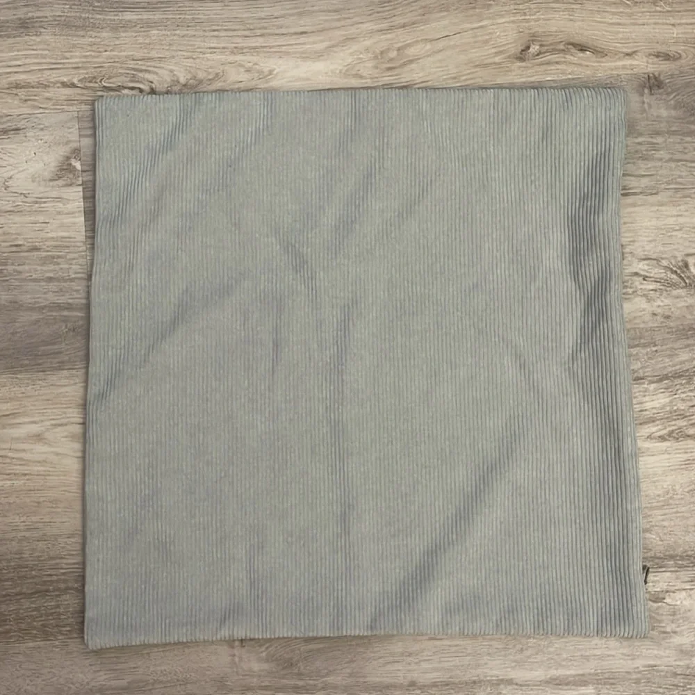 2 Pale Blue Corduroy Pillow Cover Soft Cushion Cases Decorative Square Throw